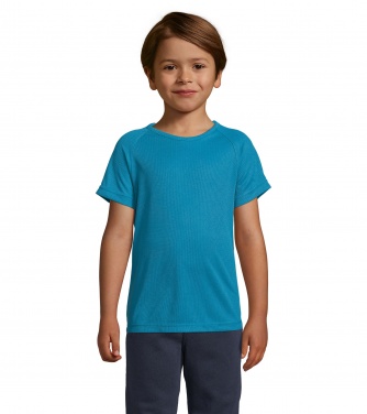 Логотрейд pекламные подарки картинка: SPORTY KIDS T-SHIRT 140g