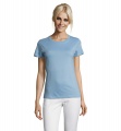 REGENT WOMEN T-SHIRT 150g, Небесно-голубой