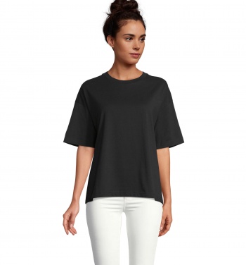 Логотрейд pекламные продукты картинка: BOXY WOMEN T-SHIRT OVERSIZE