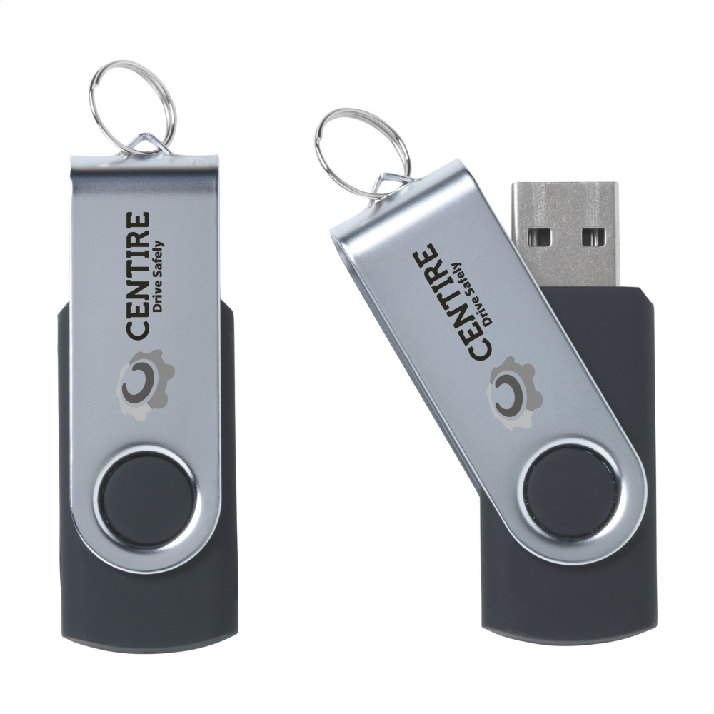 Логотрейд pекламные продукты картинка: USB Twist из наличия 4 ГБ