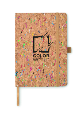 Лого трейд pекламные продукты фото: A5 cork coloured notebook