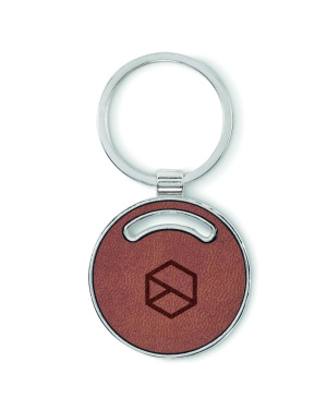 Логотрейд pекламные cувениры картинка: Round shape key ring