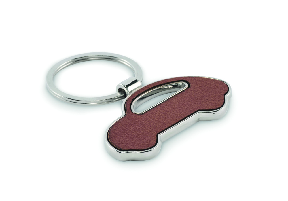 Логотрейд pекламные cувениры картинка: Car shaped key ring