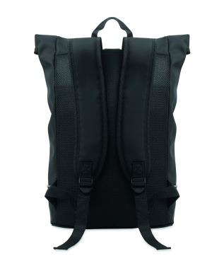 Лого трейд бизнес-подарки фото: Laptop 15" roll top PU backpack