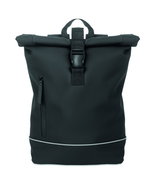 Логотрейд pекламные продукты картинка: Laptop 15" roll top PU backpack