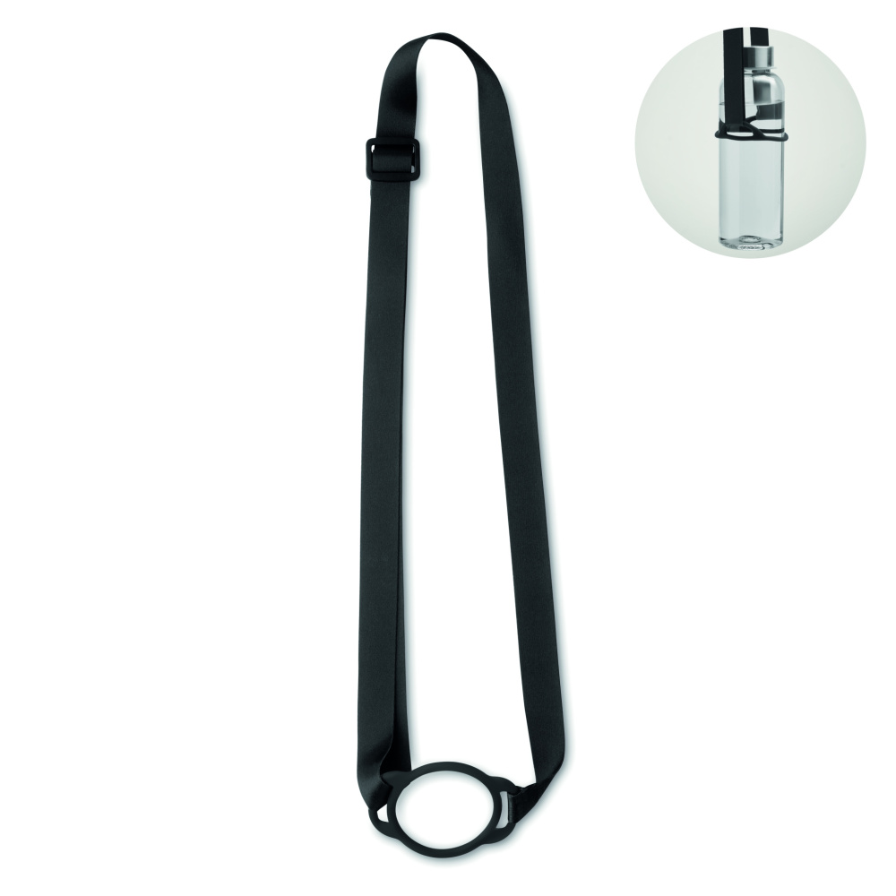 Логотрейд pекламные cувениры картинка: Lanyard with cup holder 6cm