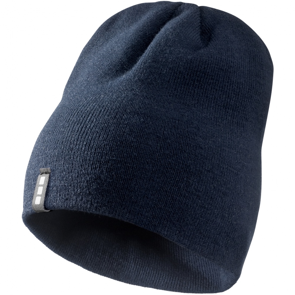 : Level beanie, marinblå