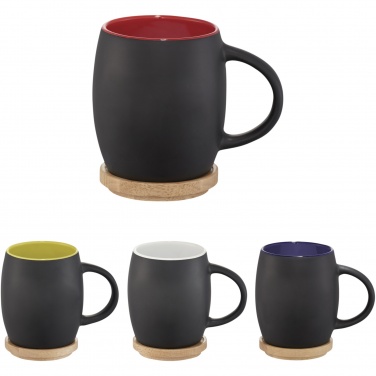 Logotrade presentreklam bild: Hearth mugg med underlägg i trä