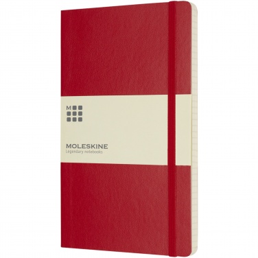 : Moleskine Classic L anteckningsbok med mjukt omslag – rutat