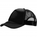 Trucker keps med 5 paneler, Solid svart / Solid black