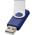 Rotate-basic USB 2 GB, Blå / Silver