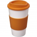 Americano® 350 ml termosmugg med grepp, Vit/orange