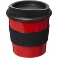 Americano® Primo 250 ml mugg med grepp, Röd / Solid svart