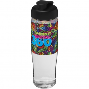 Logotrade presentreklam bild: H2O Active® Tempo 700 ml sportflaska med uppfällbart lock