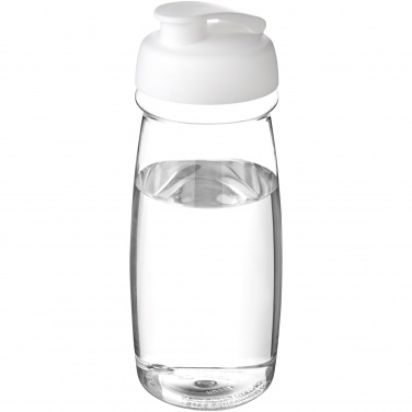 Logotrade kampanjprodukter bild: H2O Active® Pulse 600 ml sportflaska med uppfällbart lock