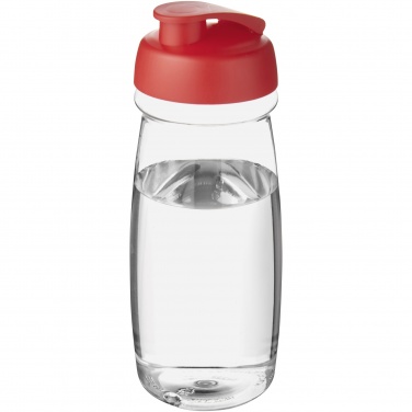 Logotrade reklamprodukter bild: H2O Active® Pulse 600 ml sportflaska med uppfällbart lock