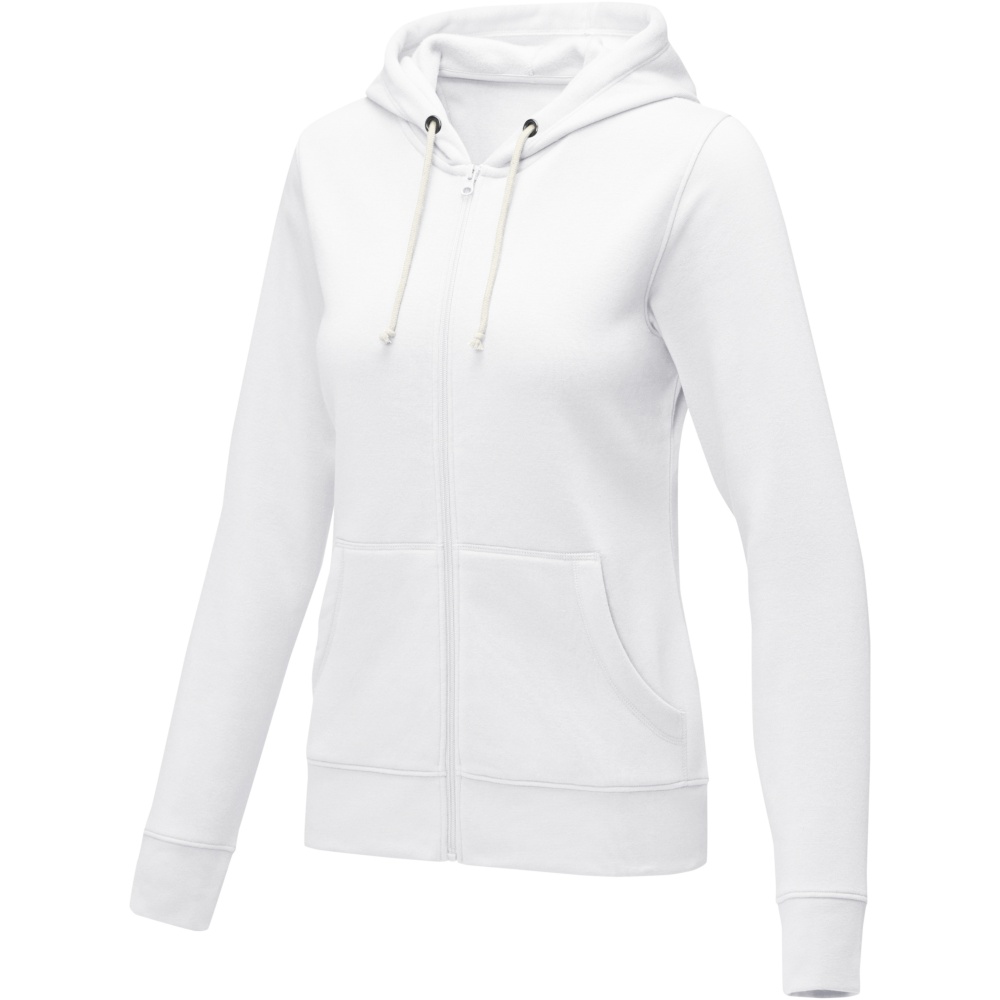 : Theron hoodie med dragkedja dam