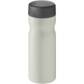 H2O Active® Eco Base 650 ml vattenflaska med skruvlock, Elfenbensvit/grå