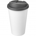 Americano® Eco 350 ml termosmugg av återvunnet material med spillsäkert lock, Grå/vit