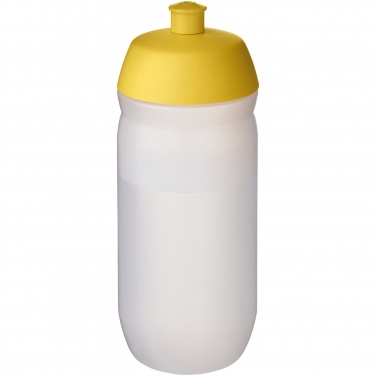 Logotrade profilprodukter bild: HydroFlex™ Clear 500 ml klämbar sportflaska