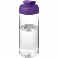 H2O Active® Octave Tritan™ 600 ml sportflaska med uppfällbart lock, Transparent klar/lila