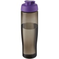 H2O Active® Eco Tempo 700 ml sportflaska med uppfällbart lock, Lila / Träkol