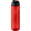 H2O Active® Eco Vibe 850 ml sportflaska med uppfällbart lock, Röd / Solid svart