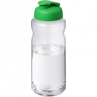 : H2O Active® Big Base 1-liters sportflaska med uppfällbart lock