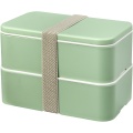 MIYO Renew lunchlåda i dubbla lager, Seaglass green / Seaglass green / Pebble grey