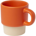 Olympia stapelbar espressokopp med botten av lera, 130 ml, Orange