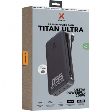 : Xtorm XB403 Titan Ultra 27 000 mAh powerbank på 200 W för bärbar dator