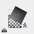 VINGA Chess coffe table game, svart