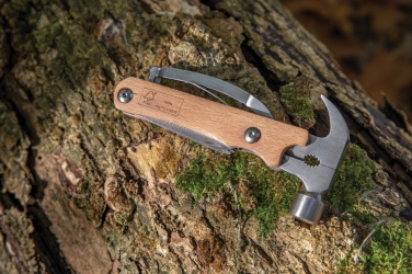 Logotrade kampanjprodukter bild: Multitool hammare i trä