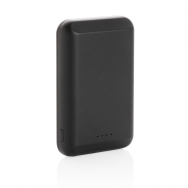 Logotrade profilprodukter bild: Magnetisk 5.000 mAh 5W trådlös powerbank