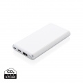 Ultrasnabb 10.000 mAh powerbank med PD, vit