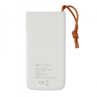 : Aria 8.000 mAh 5W powerbank med trådlös laddning