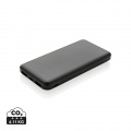 High Density 10.000 mAh powerbank i fickformat, svart