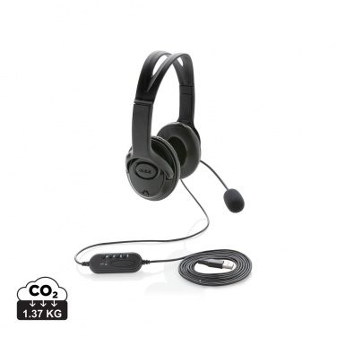 : Over-ear headset med kabel