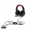 RGB gaming headset, svart