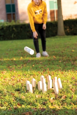 Logotrade profilprodukter bild: Mölkky/nummerkubb i trä