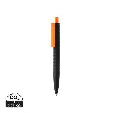 Logotrade presentreklam bild: X3 svart penna smooth touch