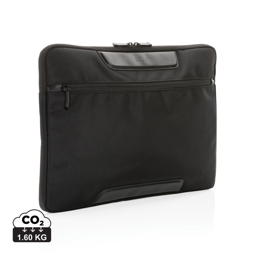 Logotrade presentreklam bild: Swiss Peak AWARE™ RPET Voyager 15.6" laptopsleeve