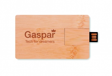 Logotrade kampanjprodukter bild: USB minne 16GB bambu