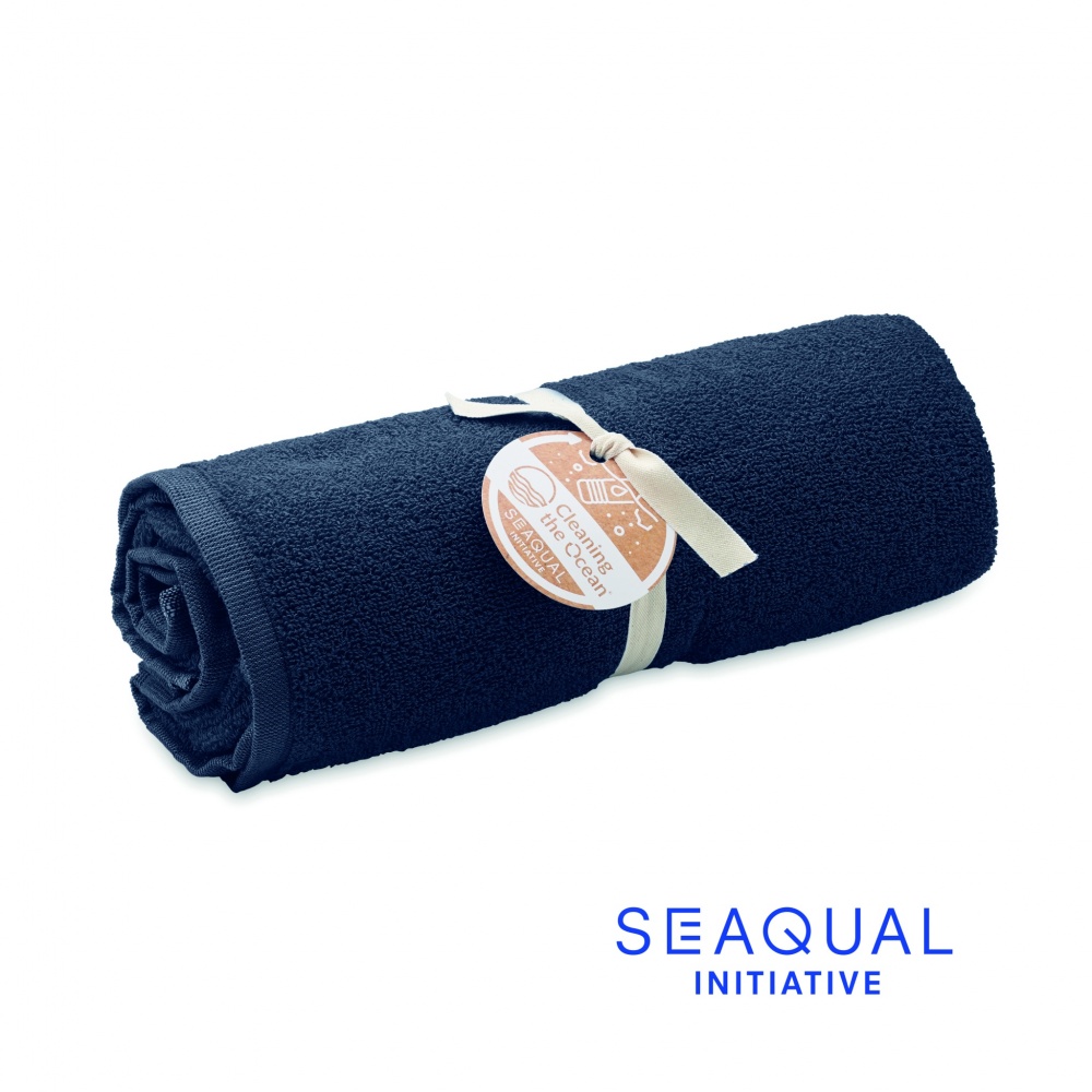 Logotrade reklamprodukter bild: SEAQUAL® handduk 100x170cm