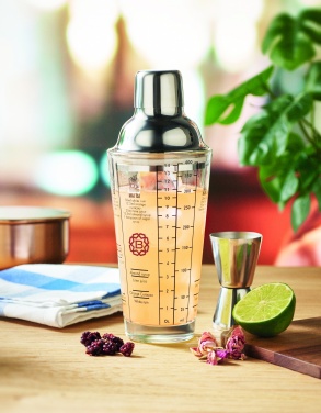 Logotrade profilprodukter bild: Cocktailshaker i glas 400 ml