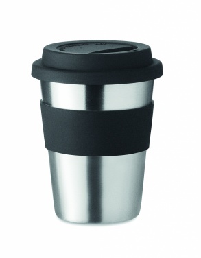 Logotrade reklamprodukter bild: Take away mugg rostfri