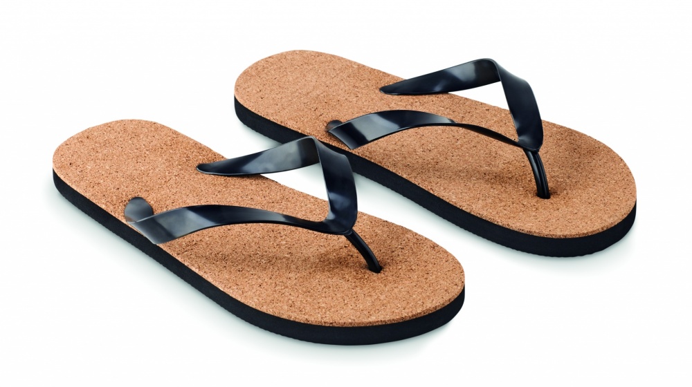 Logotrade profilreklam bild: Slippers i kork L