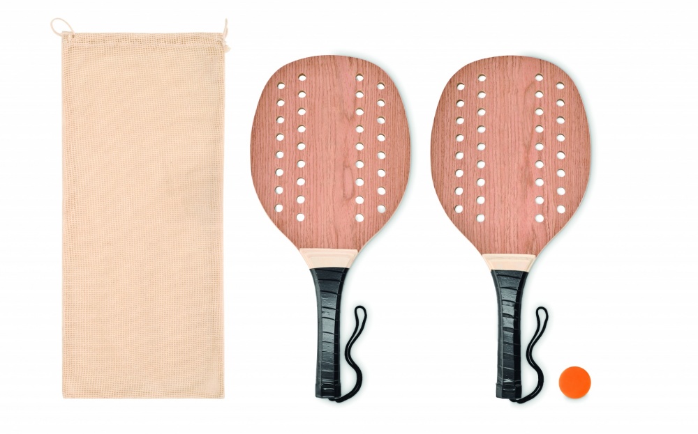 Logotrade profilprodukter bild: Strandtennisset