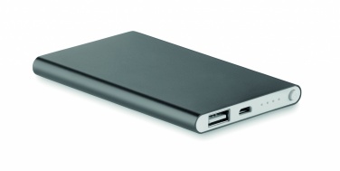 Logotrade profilprodukter bild: Aluminium powerbank 4000 mAh