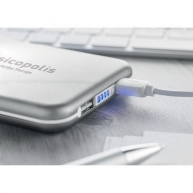 Logotrade profilreklam bild: 4000 mAH sol Powerbank